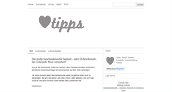 Desktop Screenshot of lieblingstipps.de